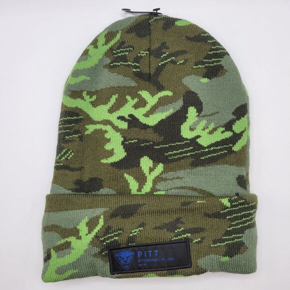 Nike Other - Pitt Panthers Nike Mens Womens Beanie Camo Military Appreciation Cuffed Knit